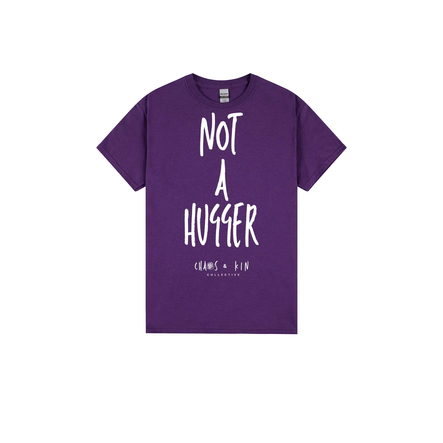 Purple front flat lay