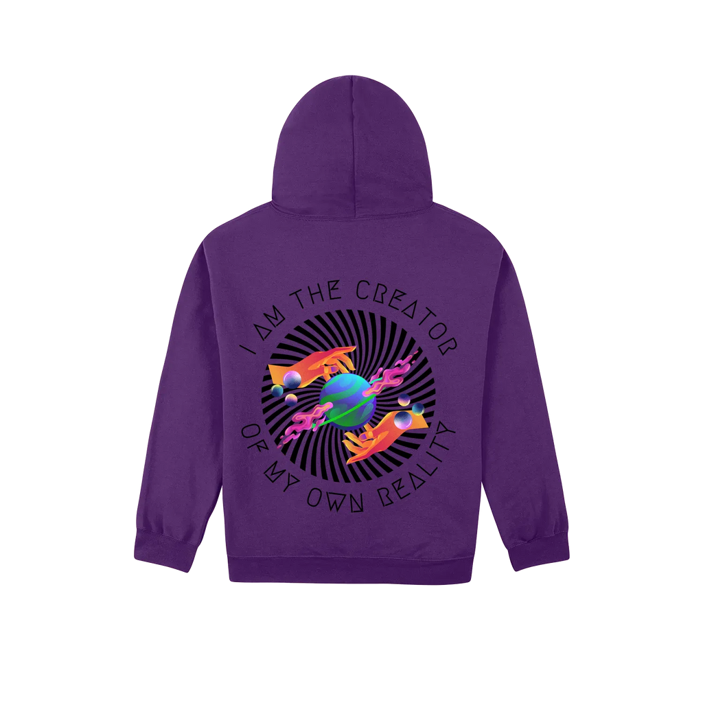 Purple back flat lay