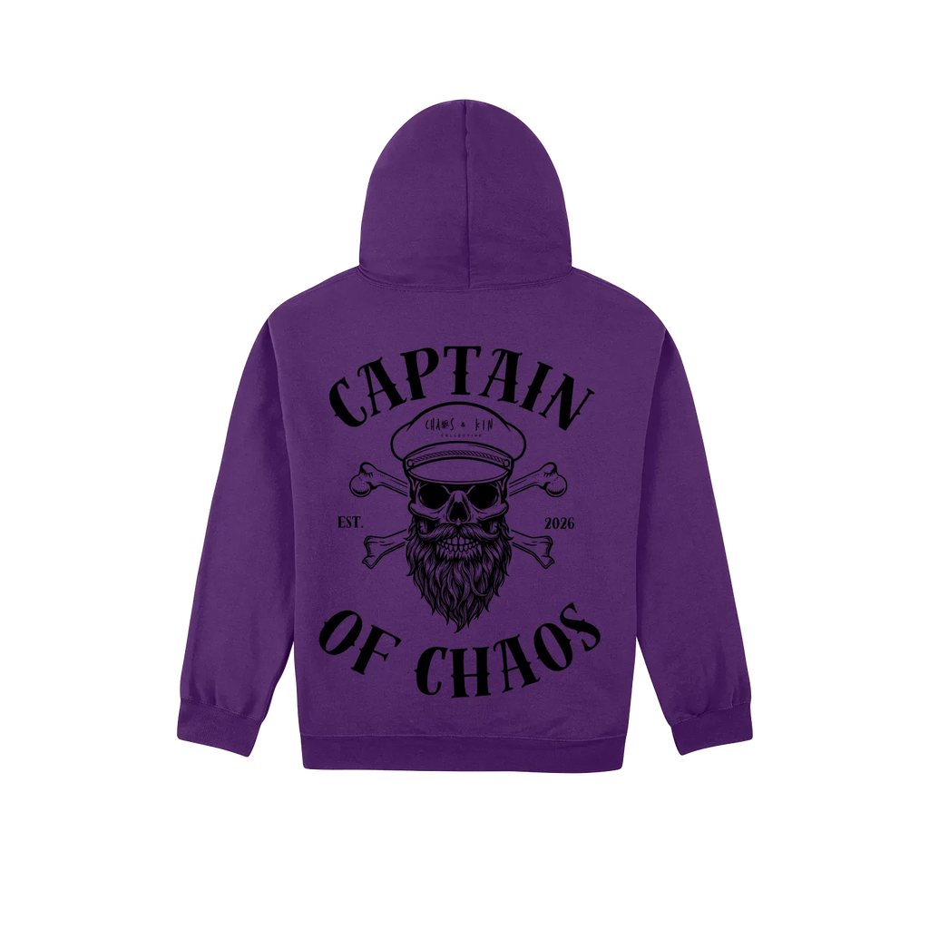 Purple back flat lay