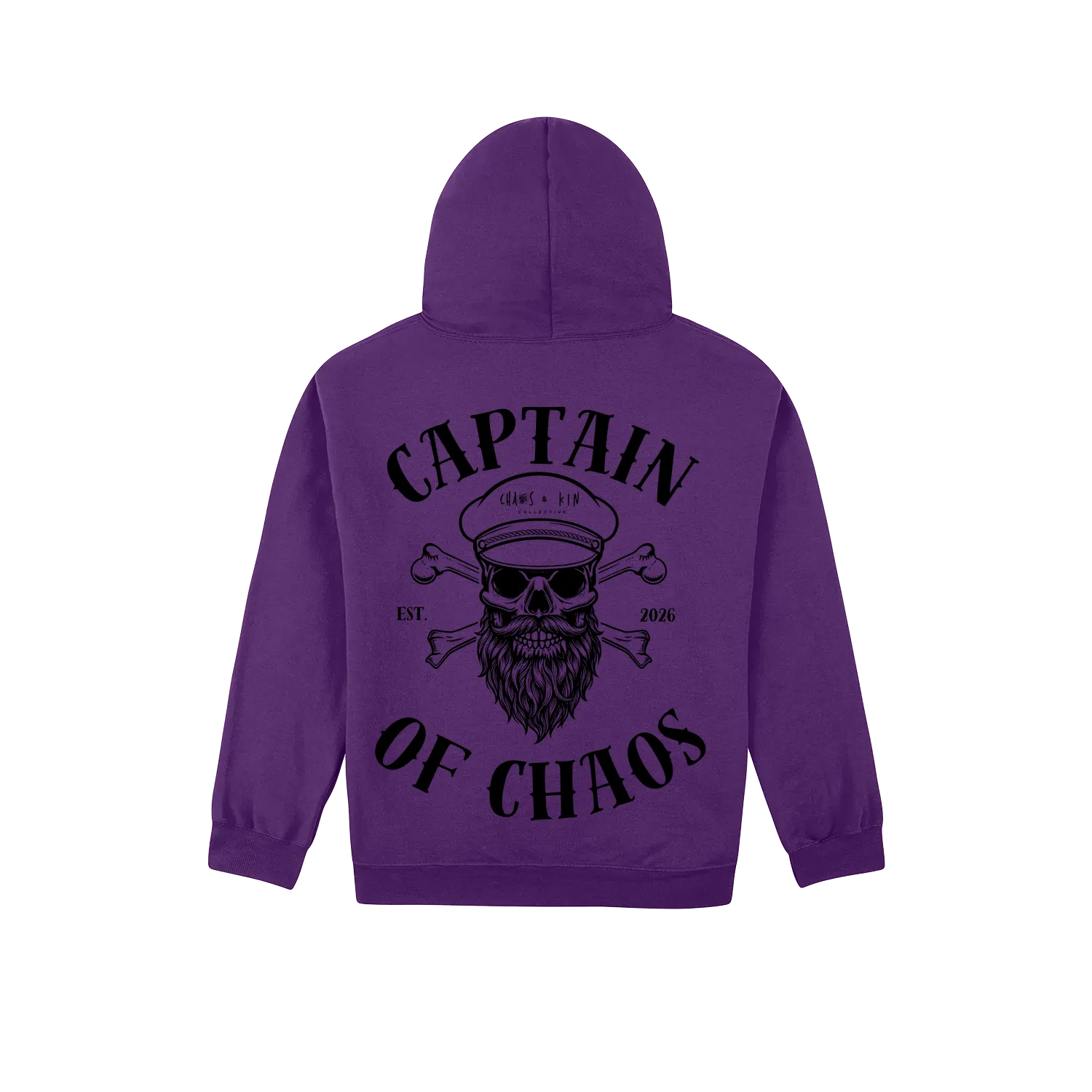 Purple back flat lay