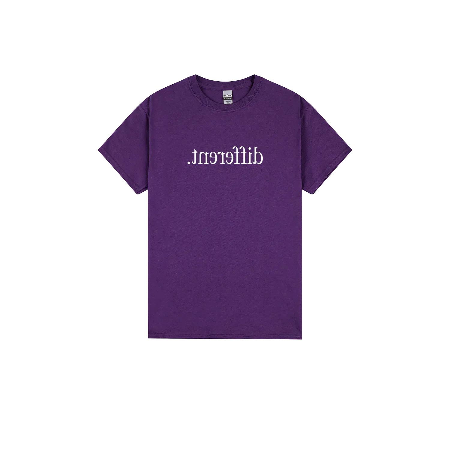 Purple front flat lay