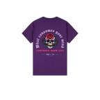 Purple back flat lay