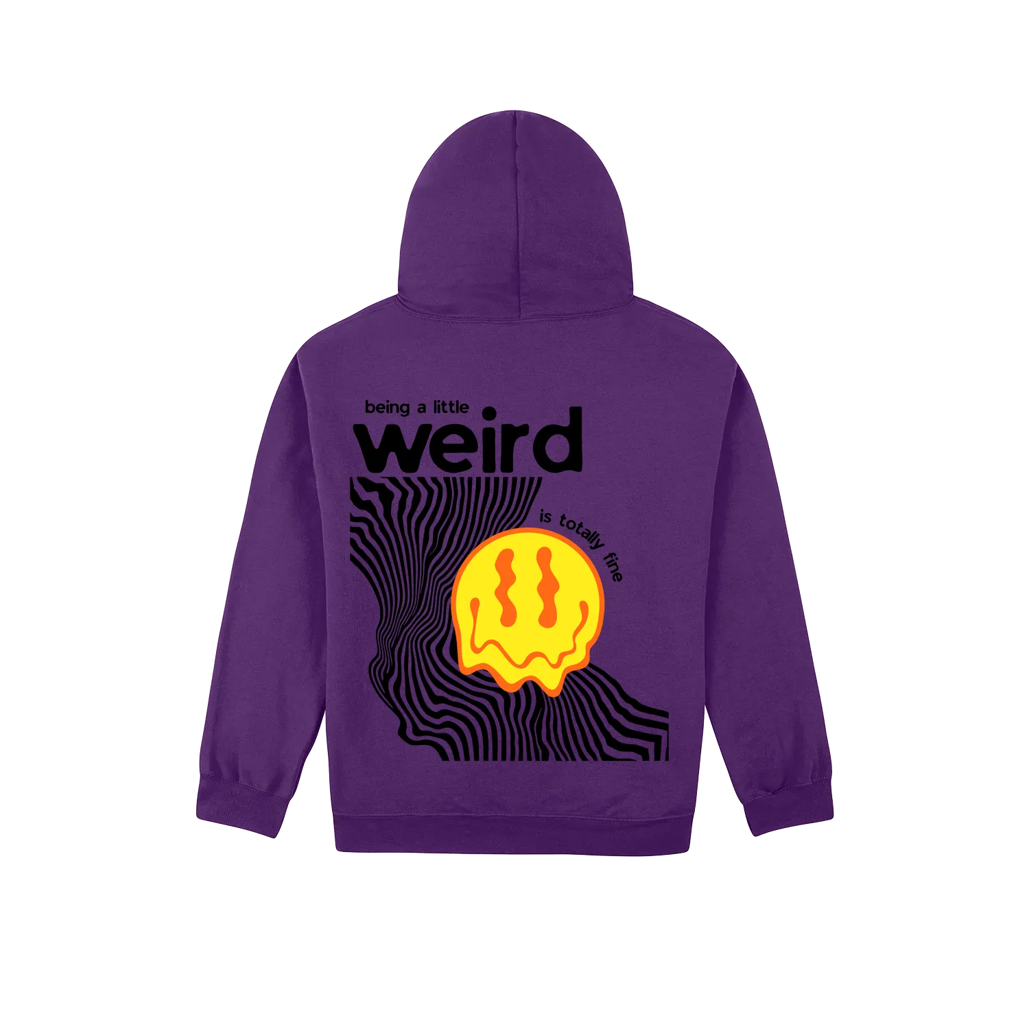 Purple back flat lay