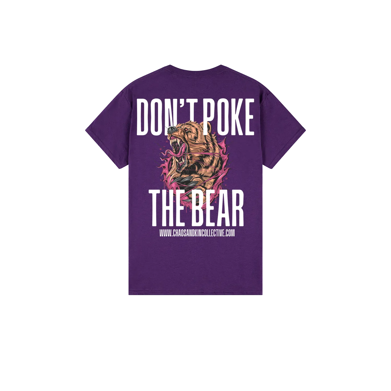 Purple back flat lay