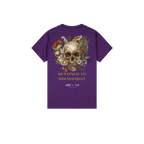 Purple back flat lay