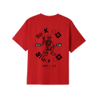 Red back flat lay