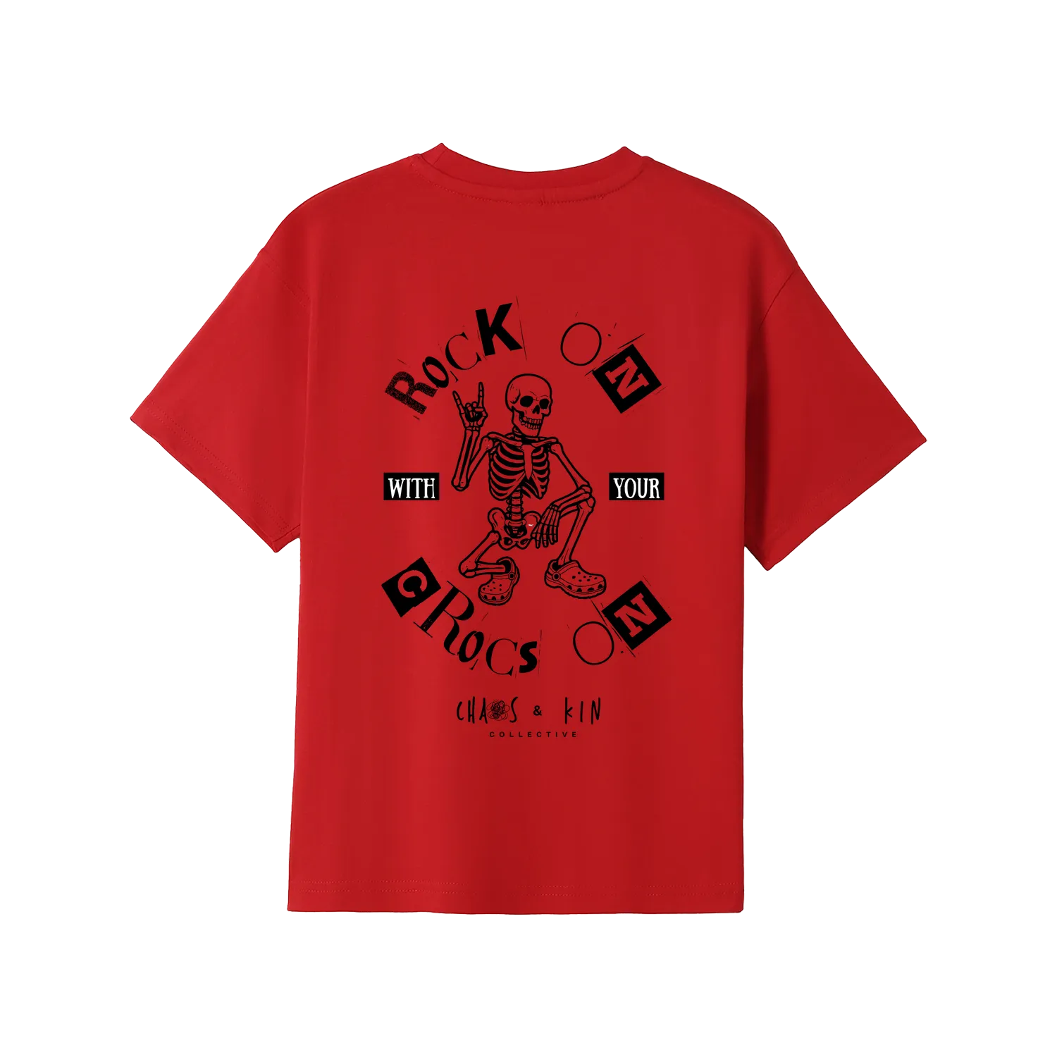 Red back flat lay