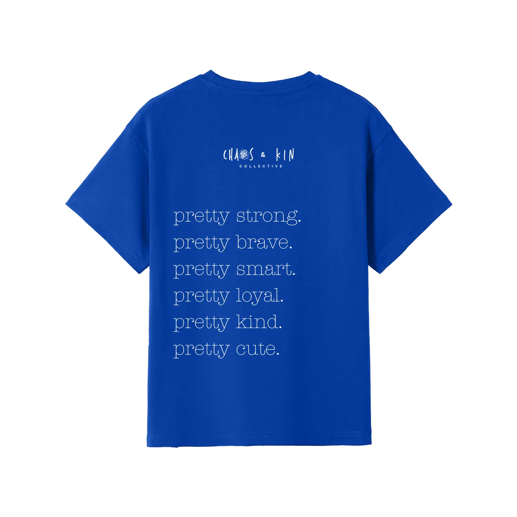 Royal Blue back flat lay