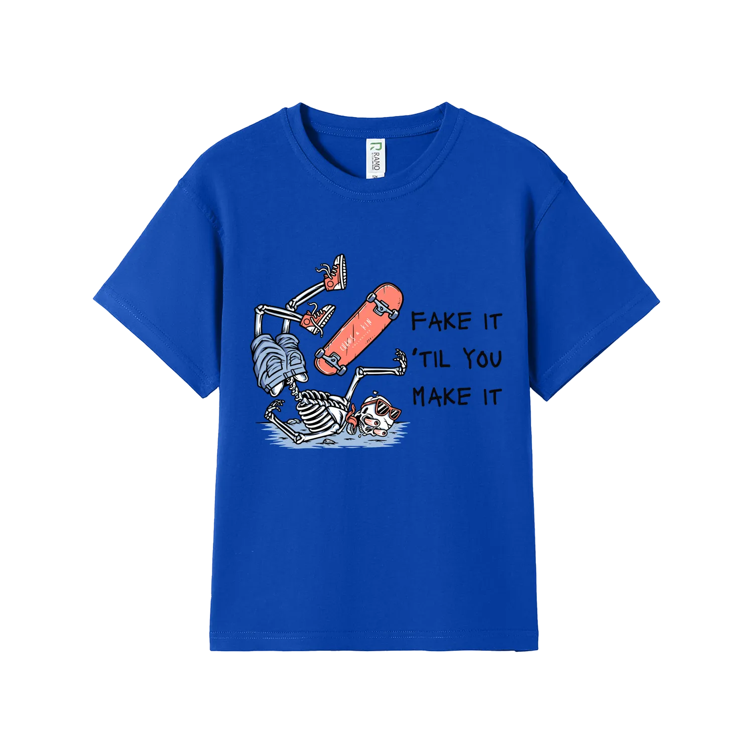 Royal Blue front flat lay