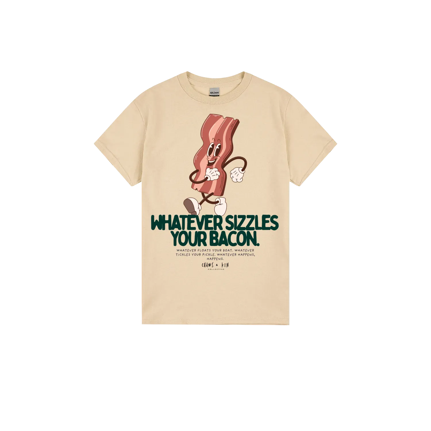Sand front flat lay
