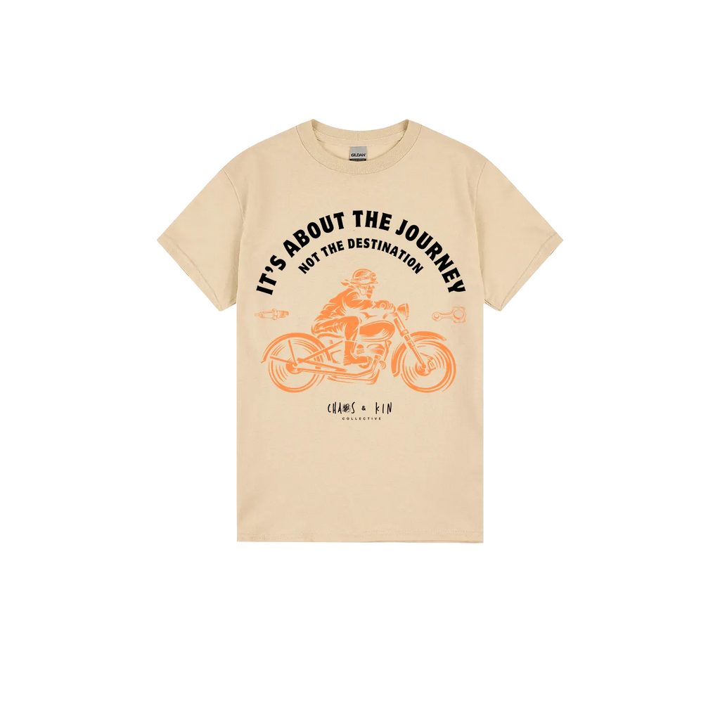 Sand front flat lay