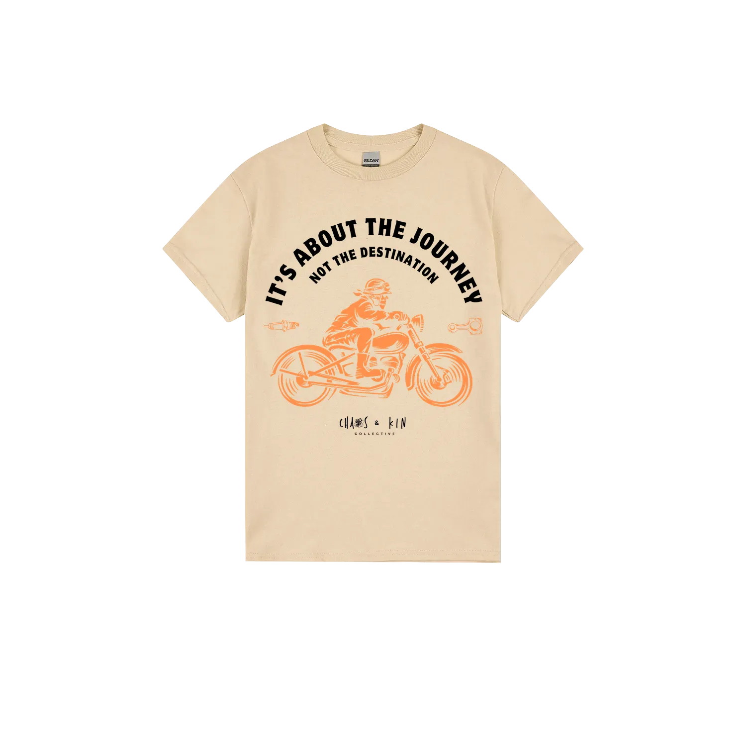 Sand front flat lay