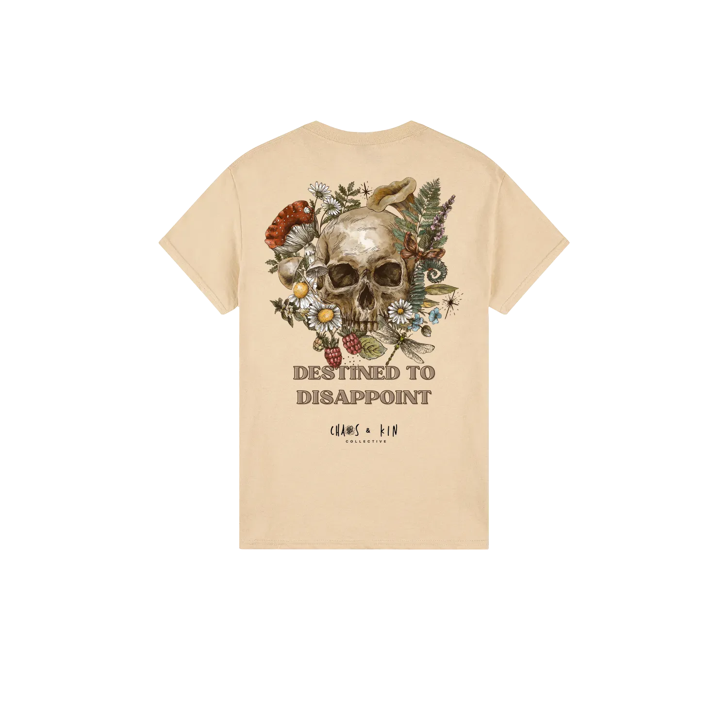 Sand back flat lay