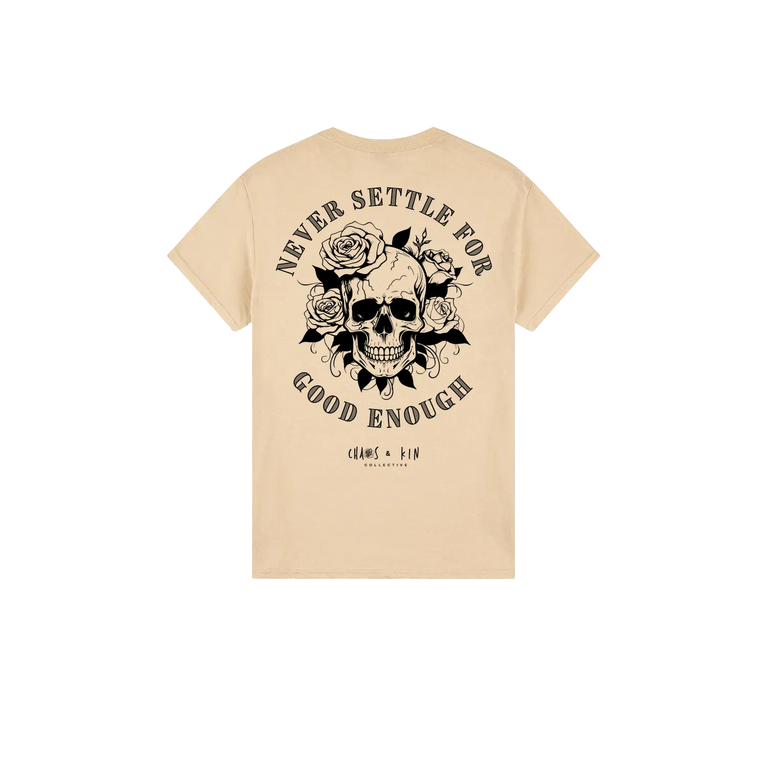 Sand back flat lay