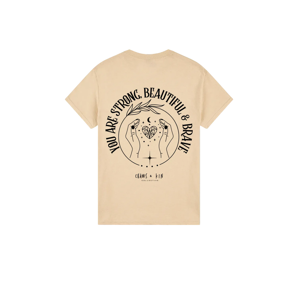 Sand back flat lay