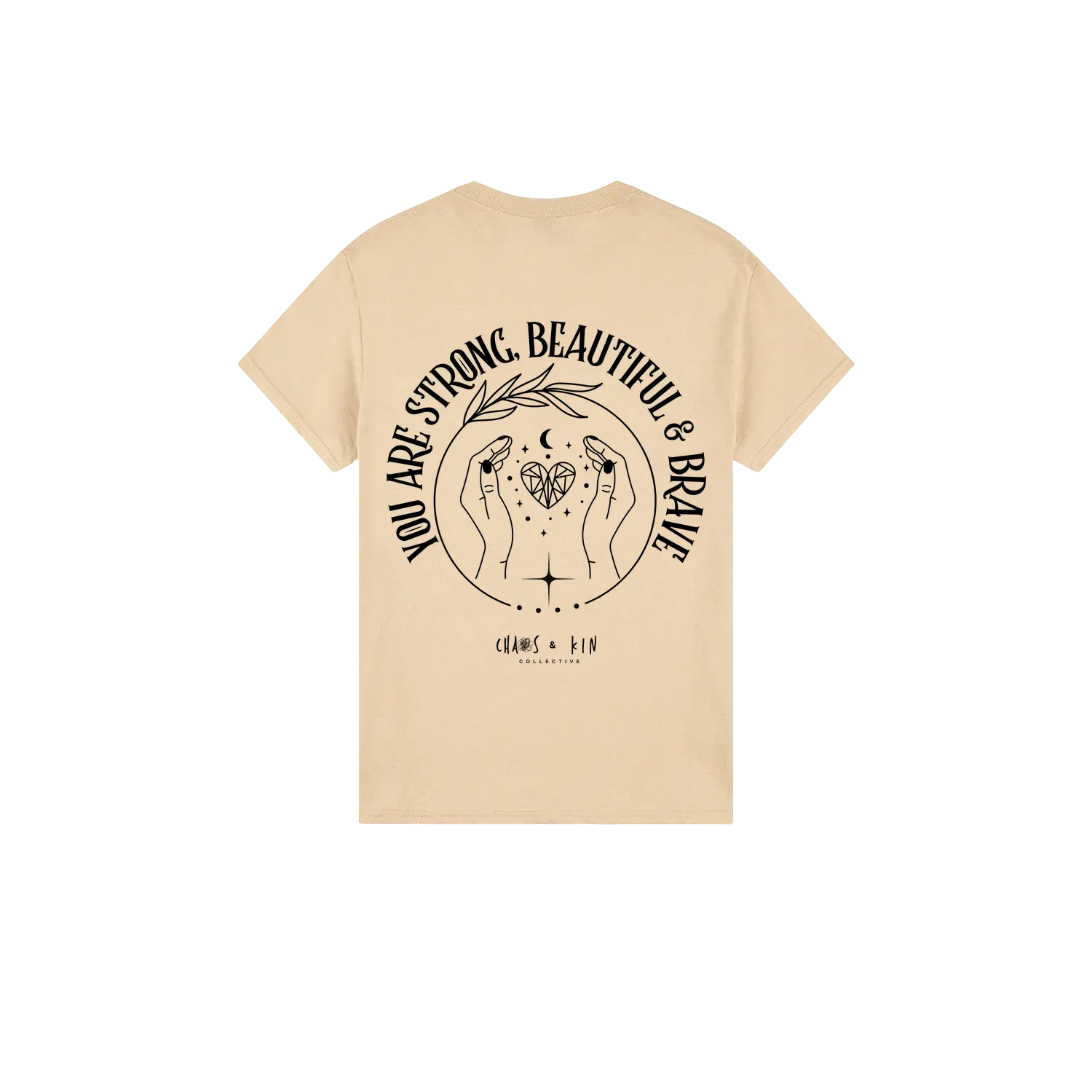 Sand back flat lay