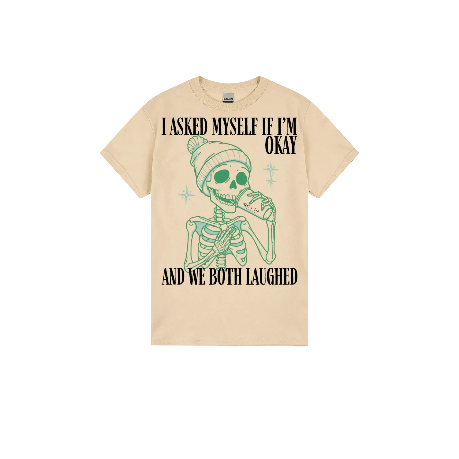 Sand front flat lay