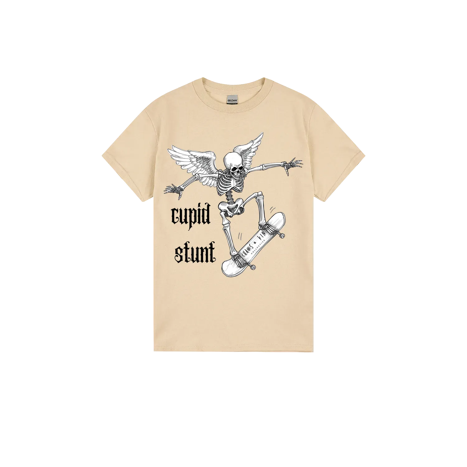 Sand front flat lay