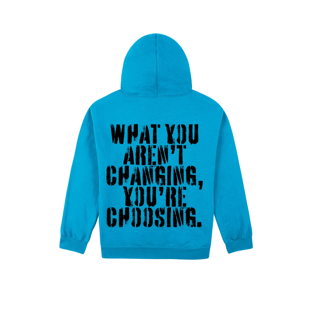 Sapphire back flat lay