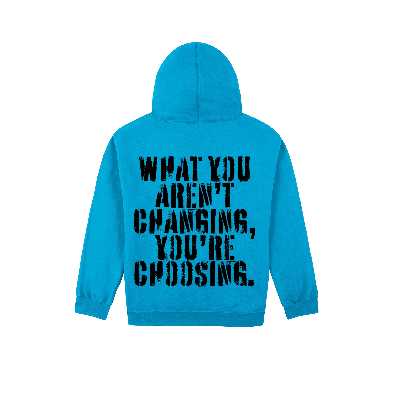 Sapphire back flat lay