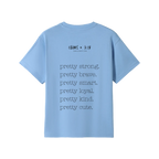 Sky Blue back flat lay