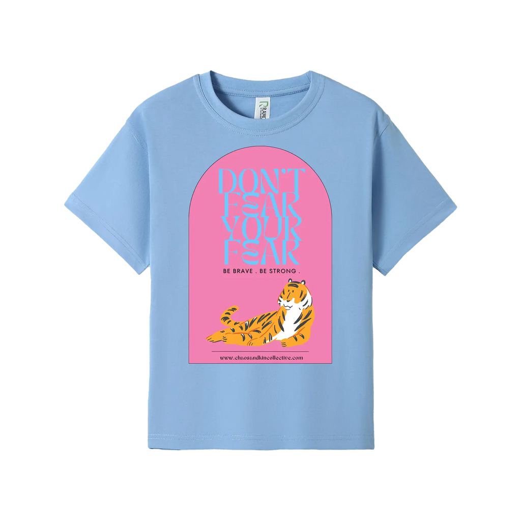 Sky Blue front flat lay