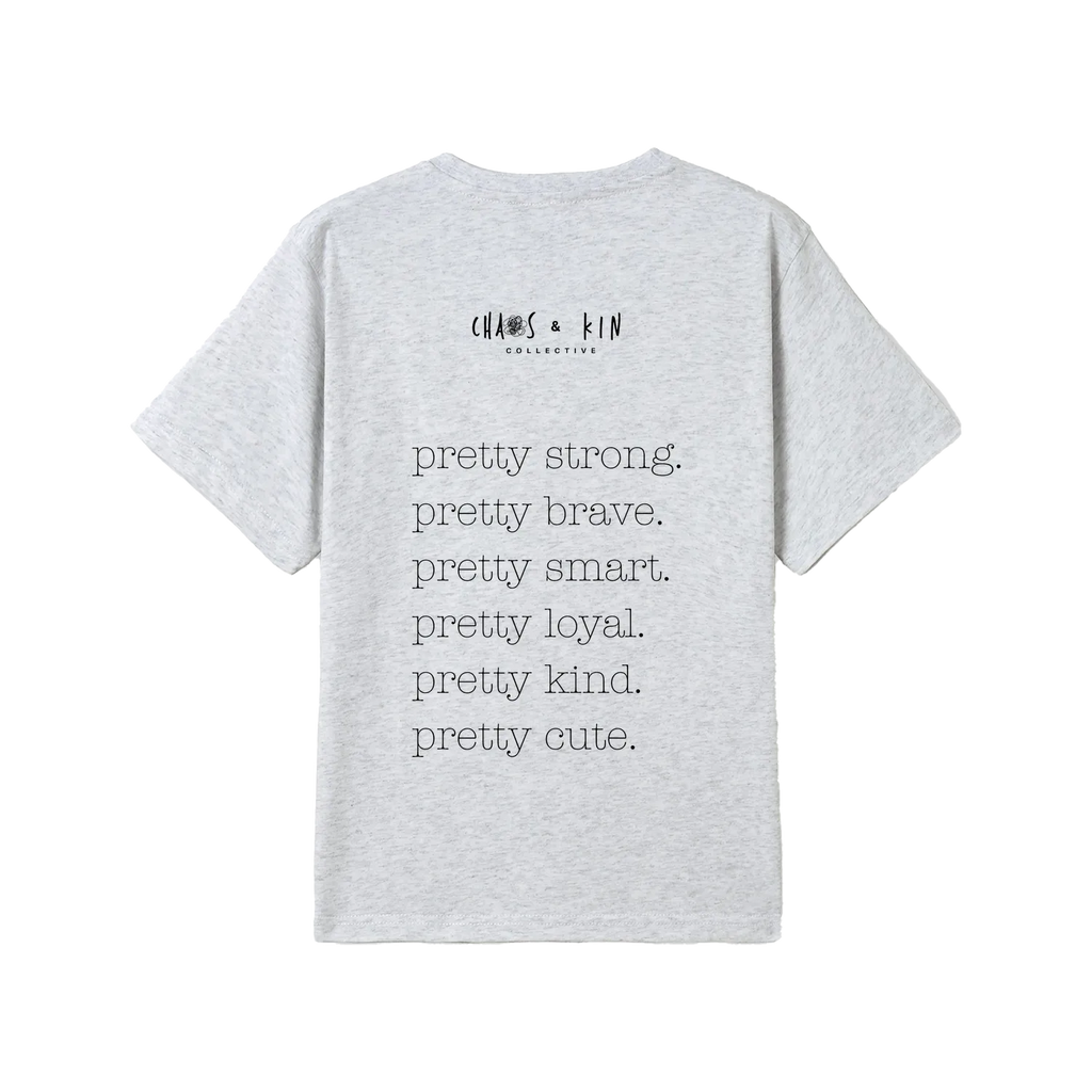 Snow Marle back flat lay