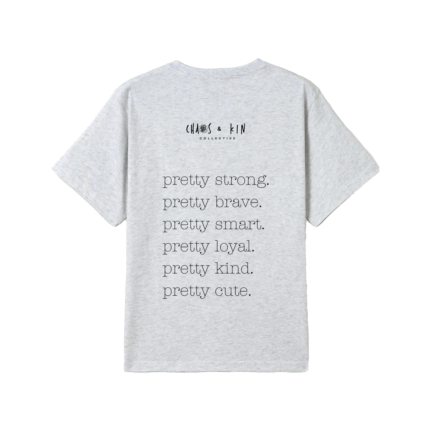 Snow Marle back flat lay