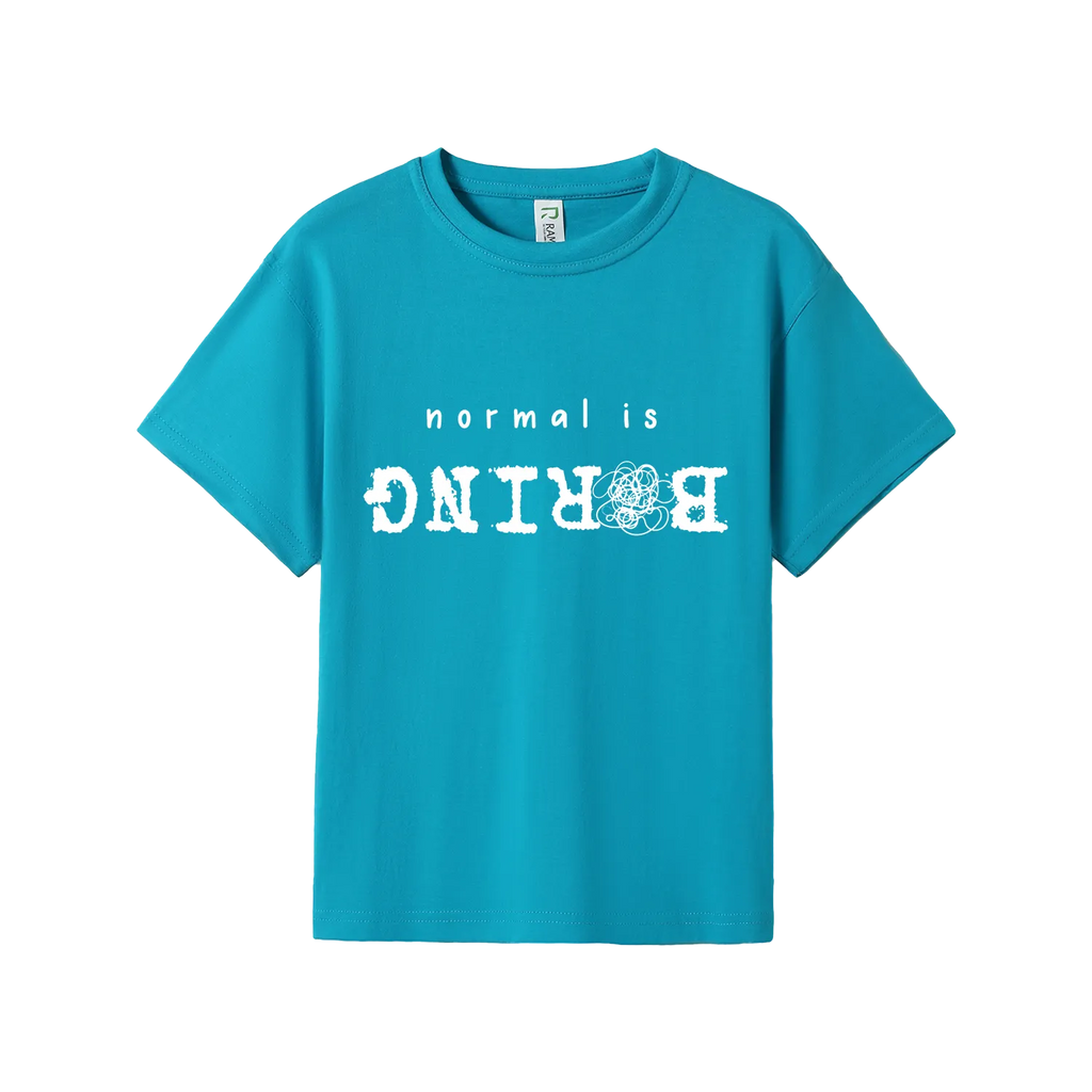 Turquoise front flat lay