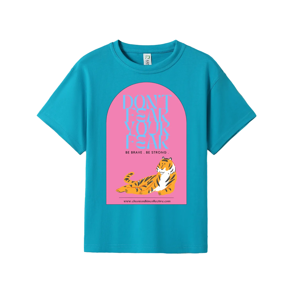 Turquoise front flat lay