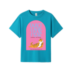 Turquoise front flat lay