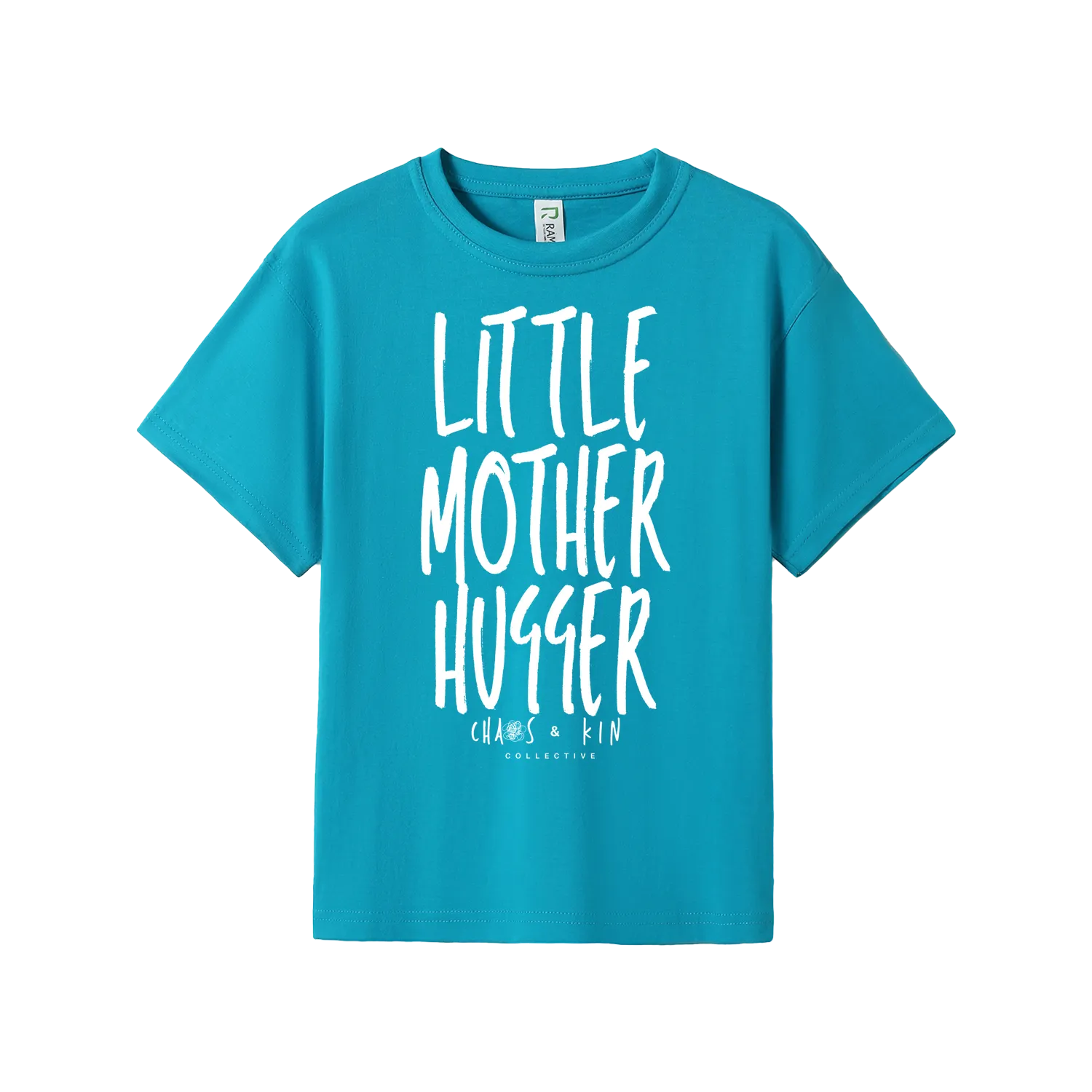Turquoise front flat lay