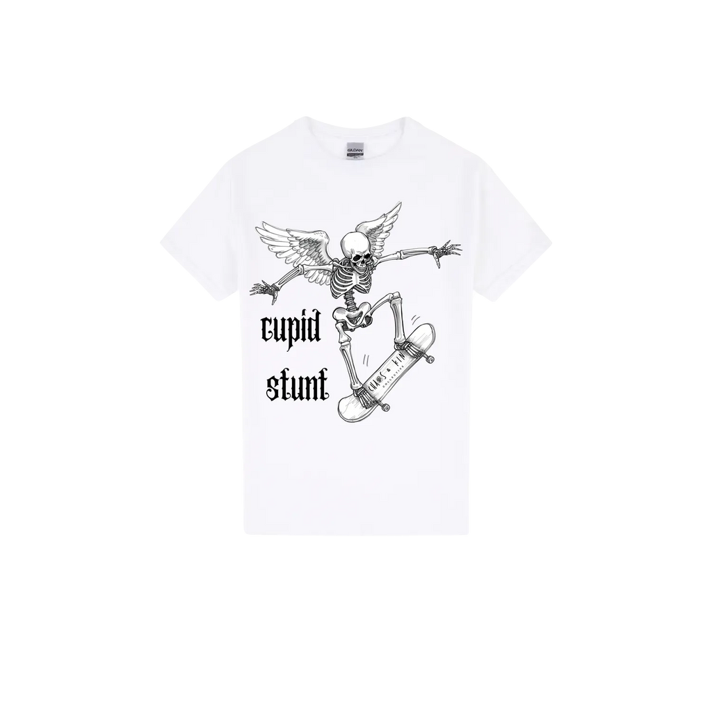 White front flat lay