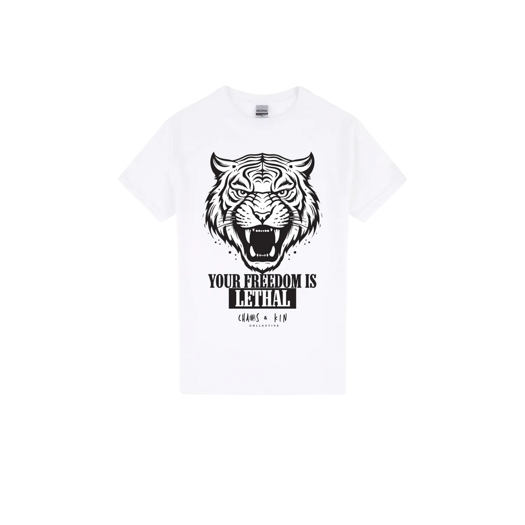 White front flat lay