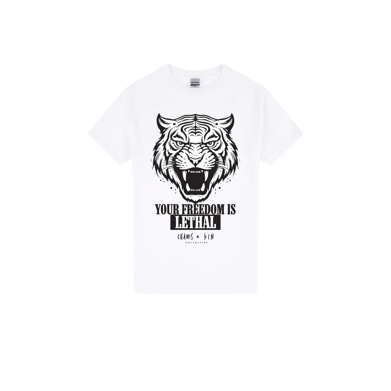 White front flat lay