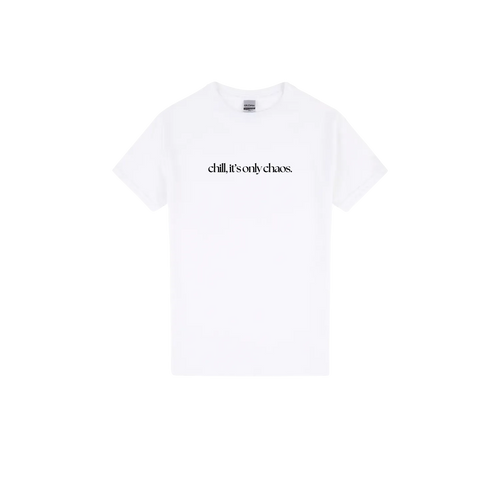 White front flat lay