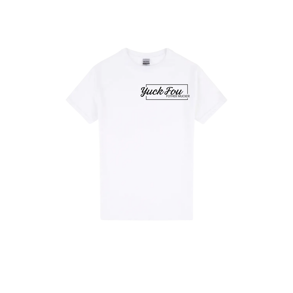 White front flat lay