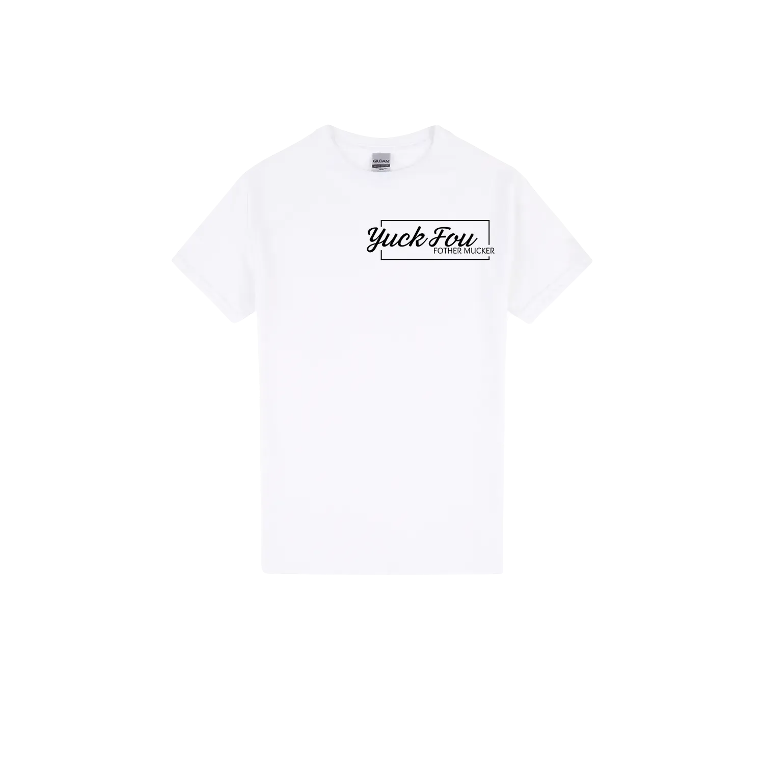 White front flat lay
