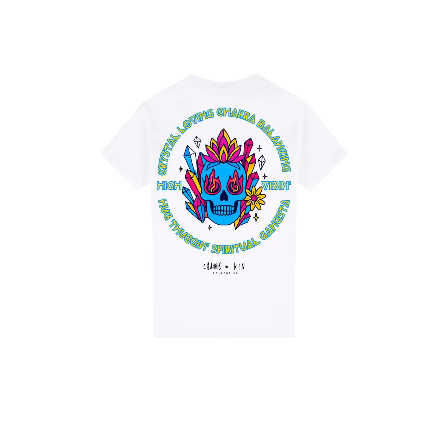 White back flat lay