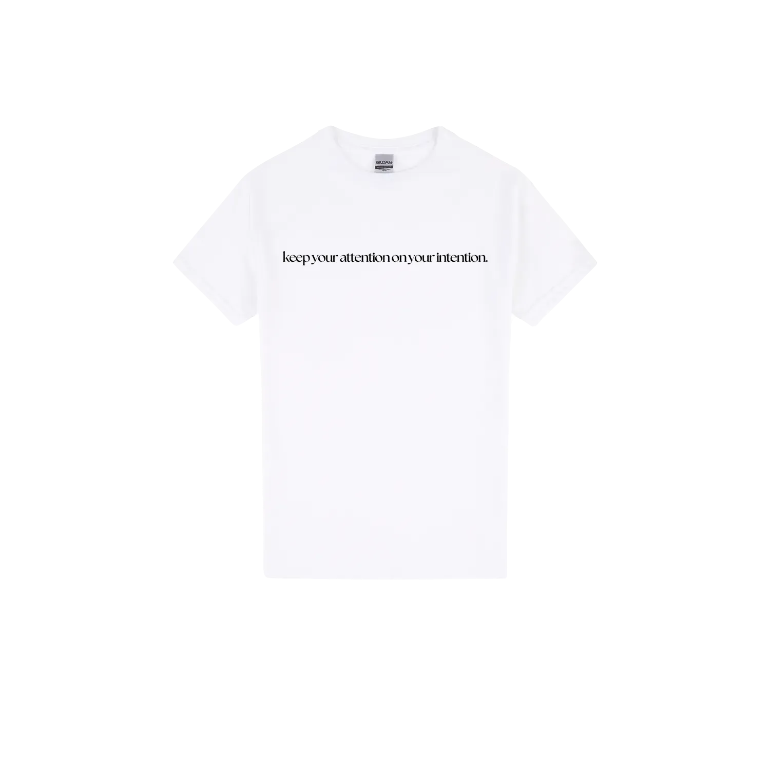 White front flat lay