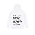 White back flat lay