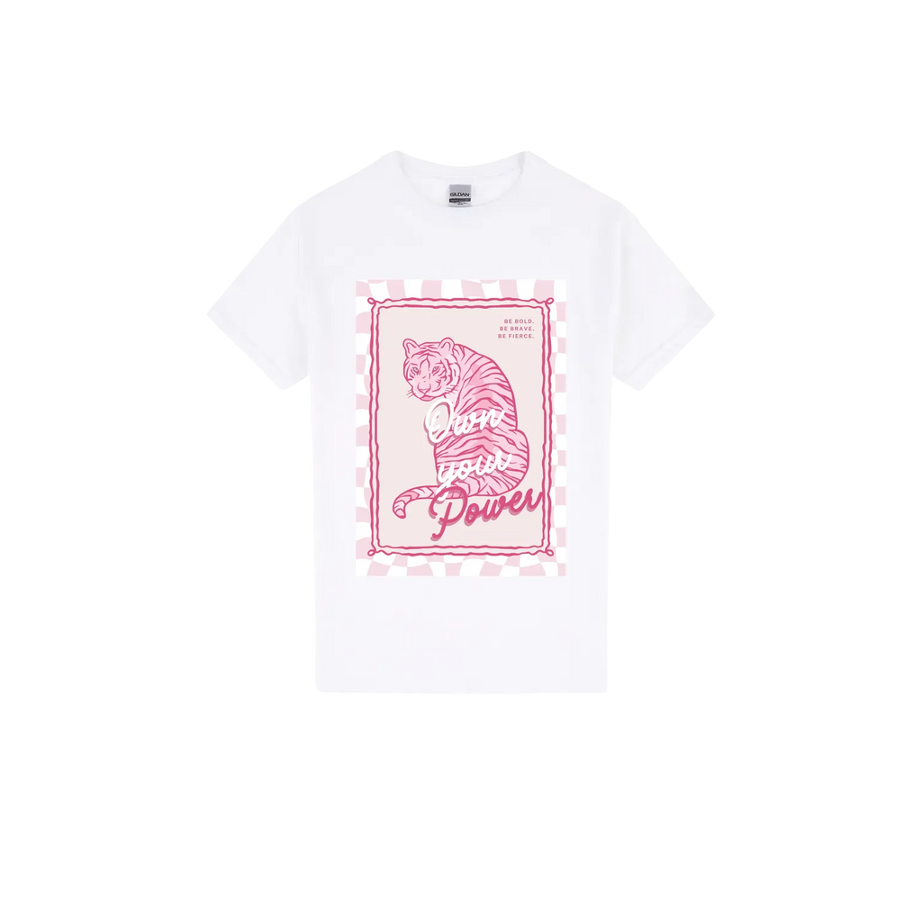 White front flat lay
