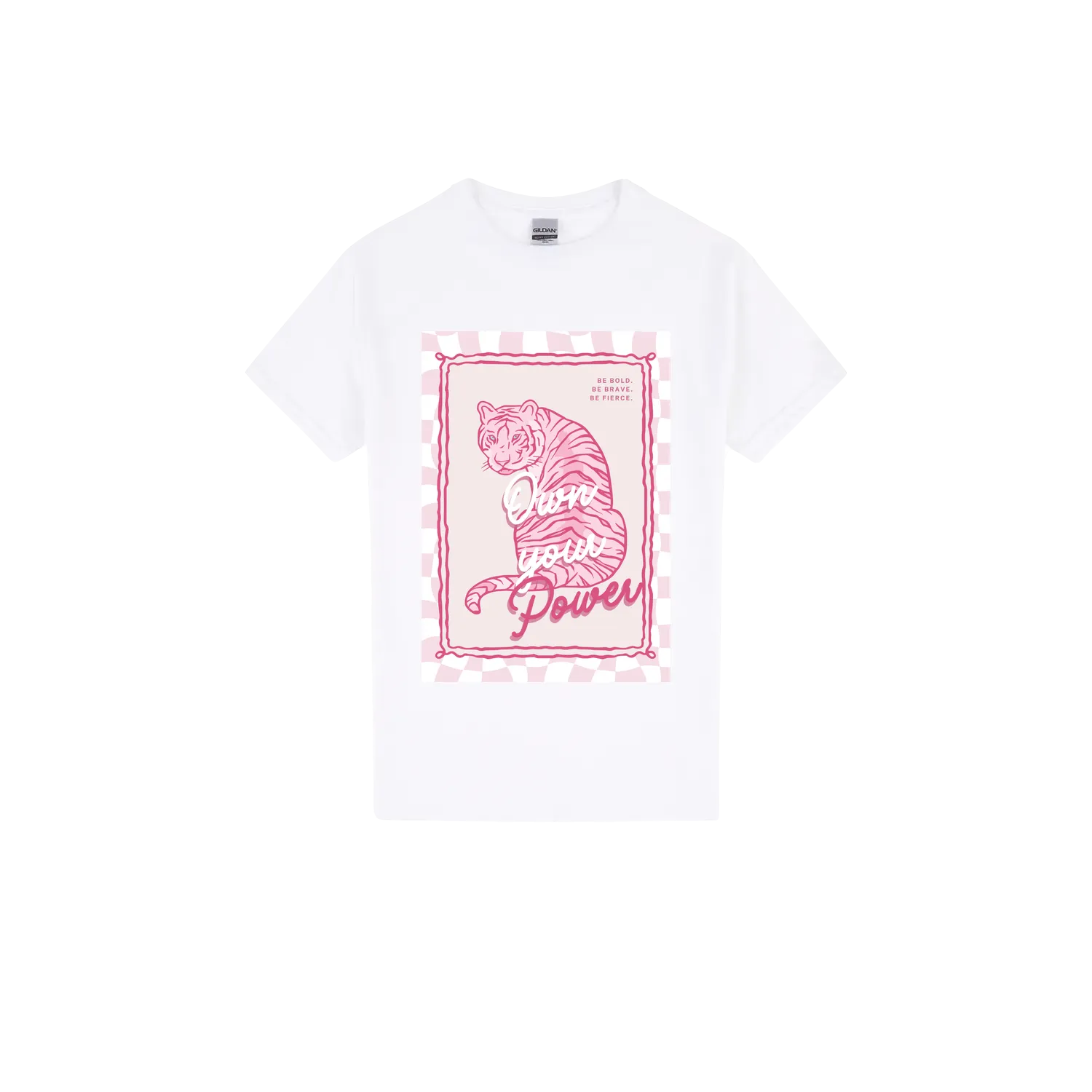 White front flat lay