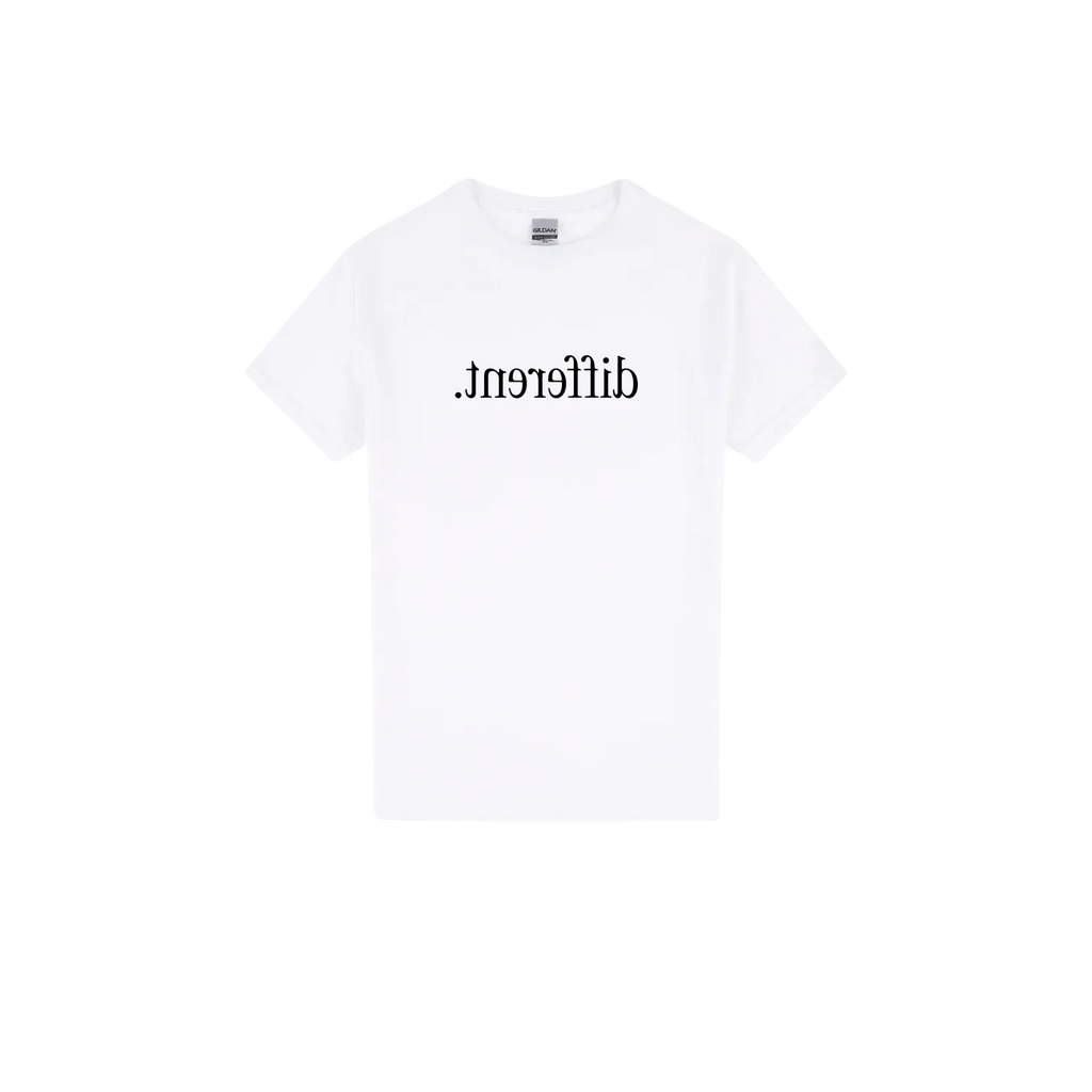 White front flat lay