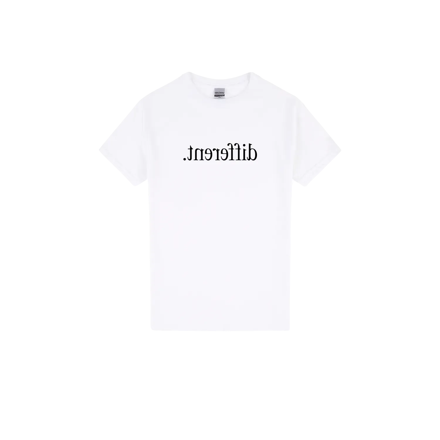 White front flat lay