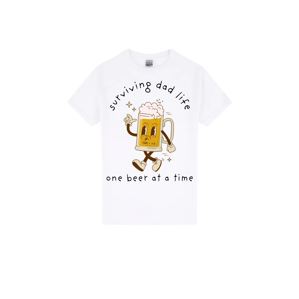 White front flat lay