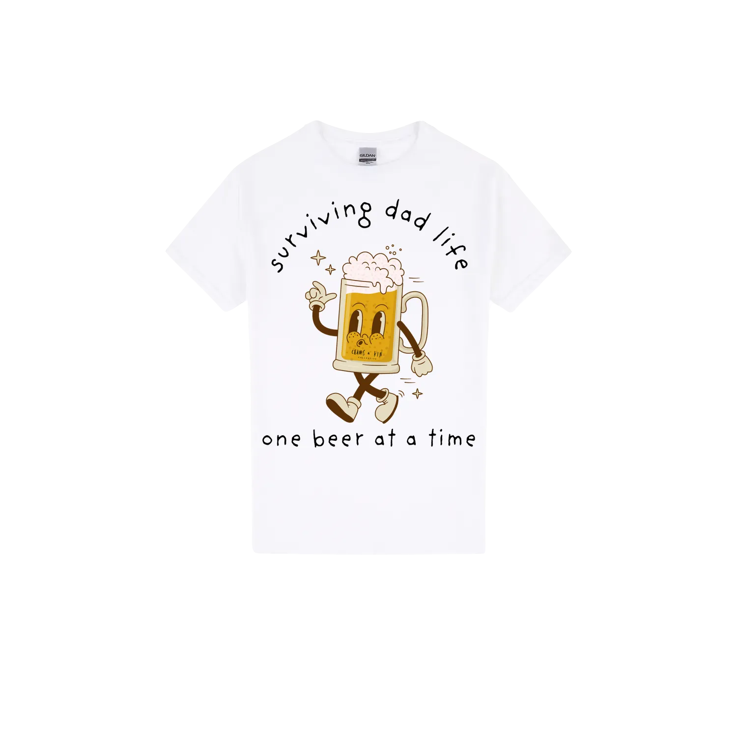 White front flat lay